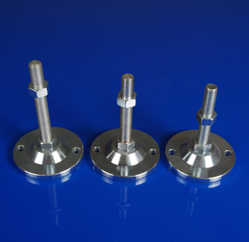Base with mounting holes, Heavy load Metal Leveling Foot