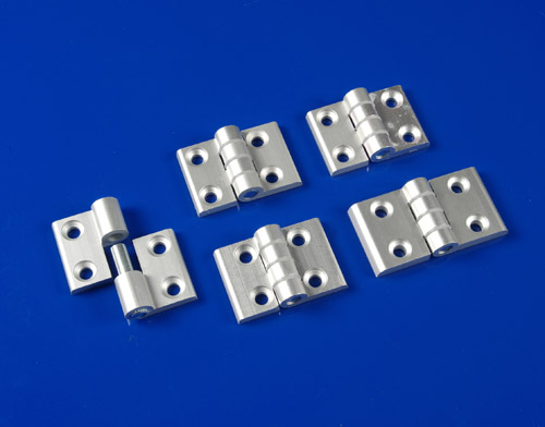 Aluminum Hinge (Anodized), Door Hinge & Mitered Bracket